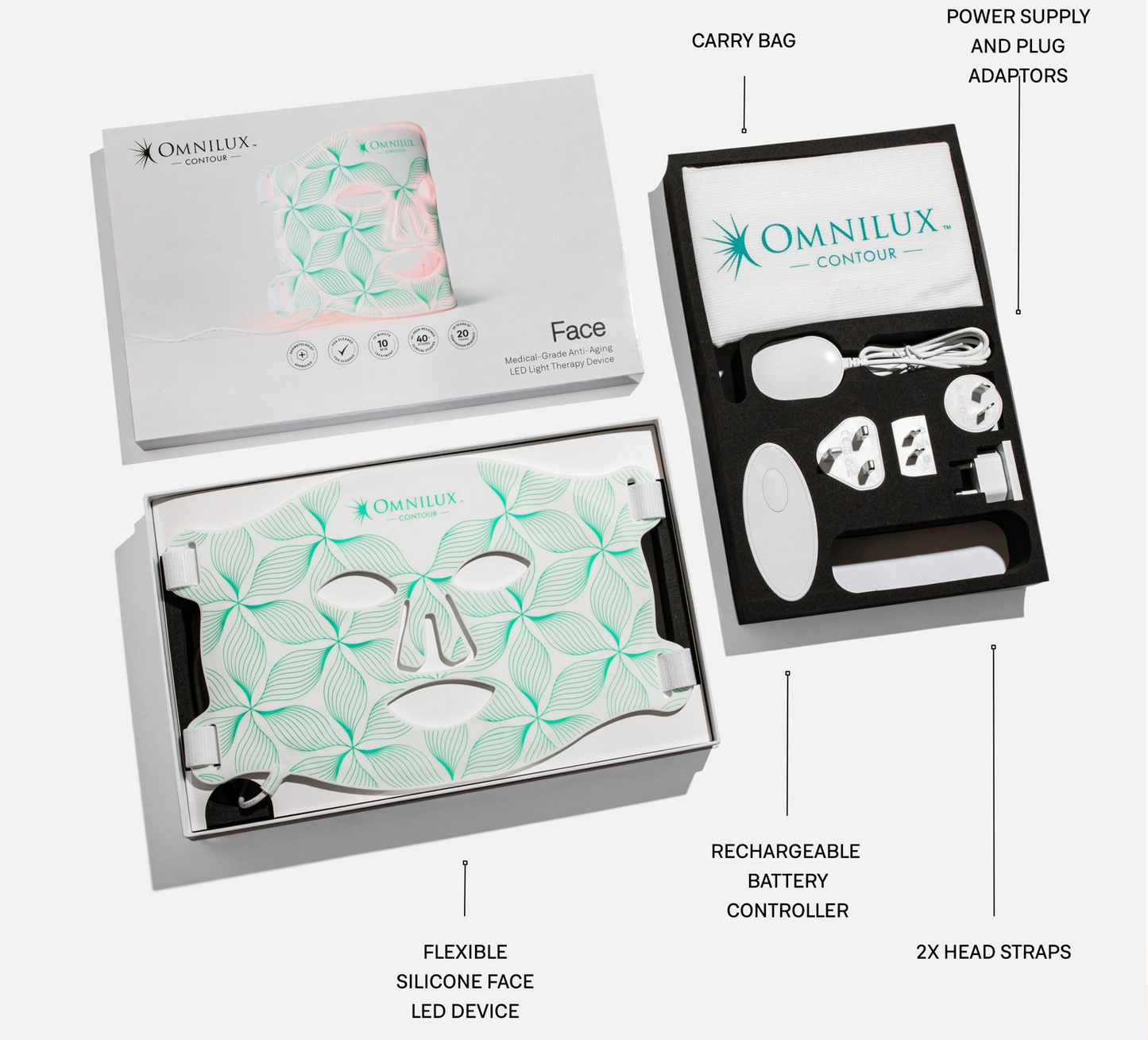 Omnilux Contour Face - Red Light Therapy Mask